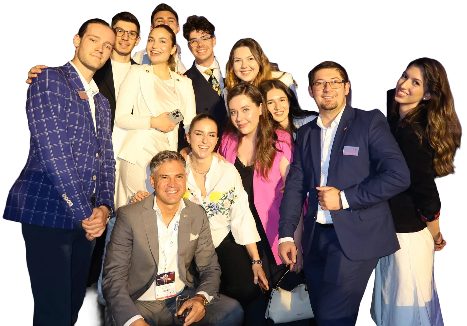Voluntarii congresului SSER din 2026, împreună cu membri ai consiliului director, în sala de la JW Marriott